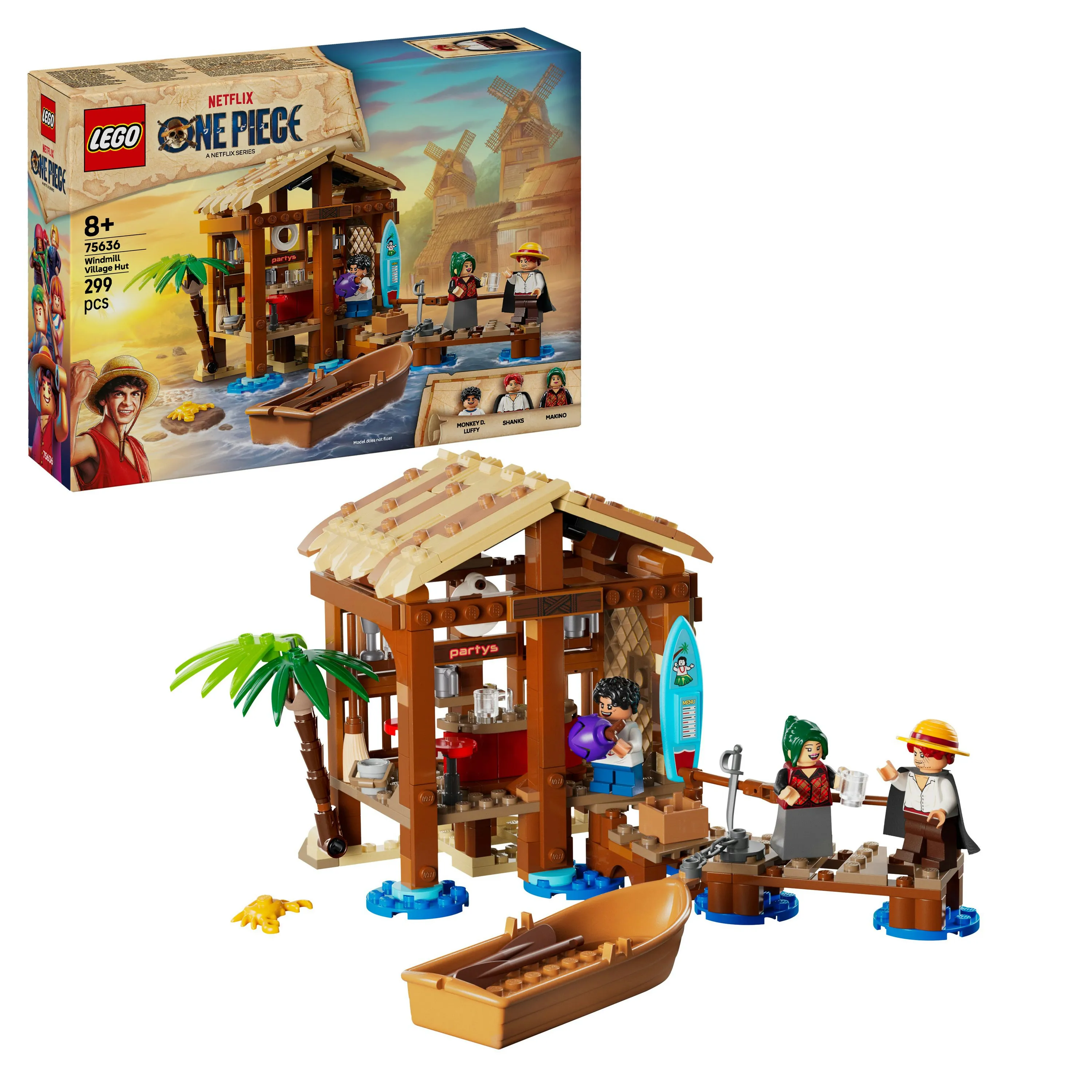 LEGO One Piece Tortuga Merirosvolaivaseikkailu 75636