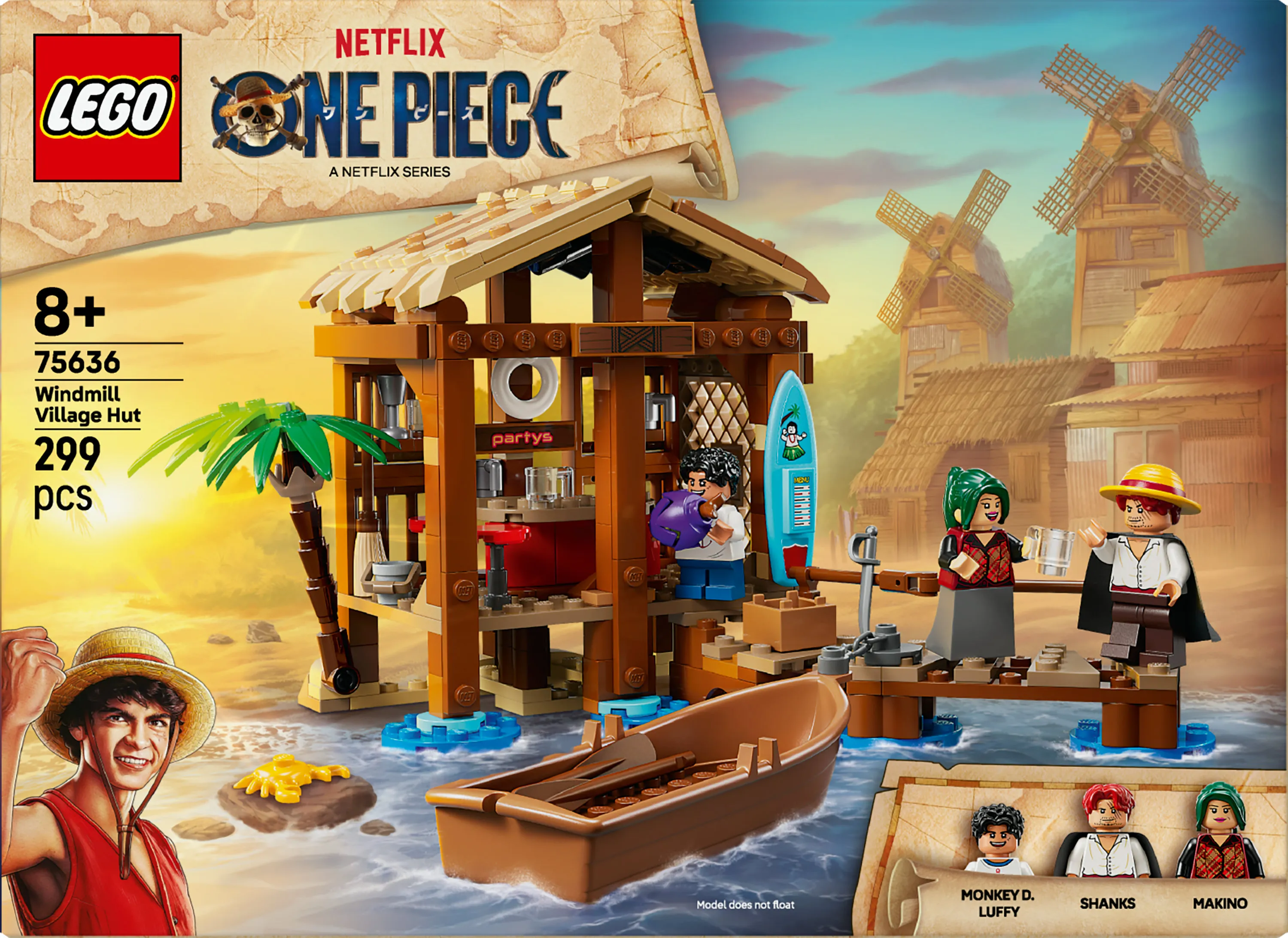 LEGO One Piece Tortuga Merirosvolaivaseikkailu 75636