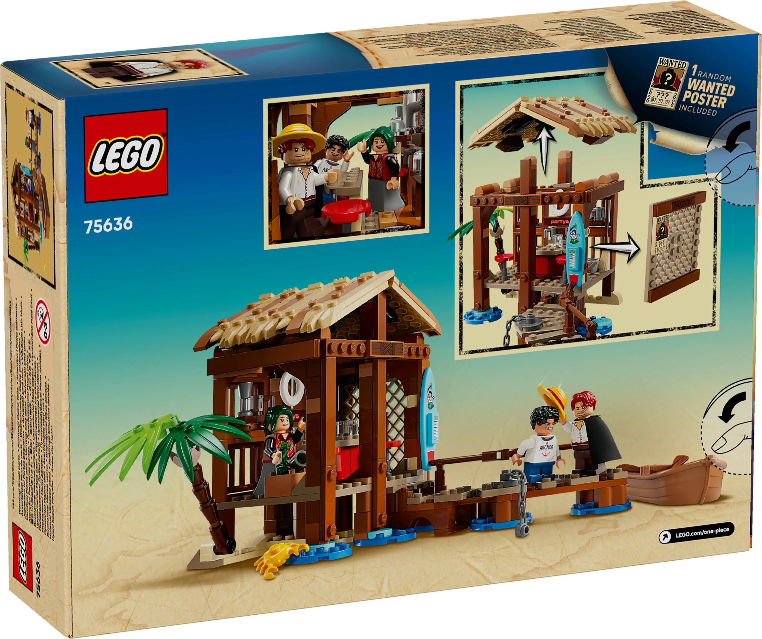 LEGO One Piece Tortuga Merirosvolaivaseikkailu 75636