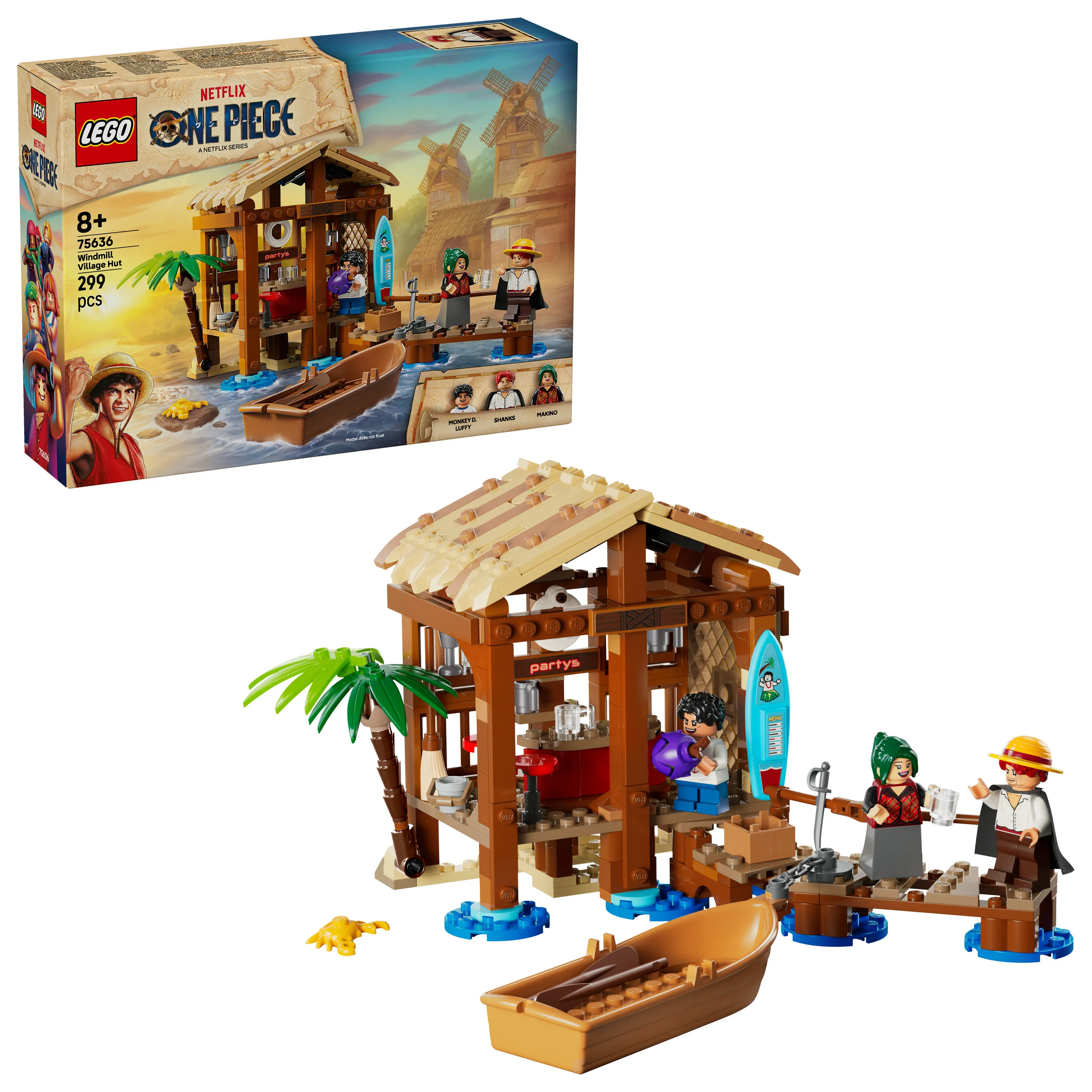 LEGO One Piece Tortuga Merirosvolaivaseikkailu 75636