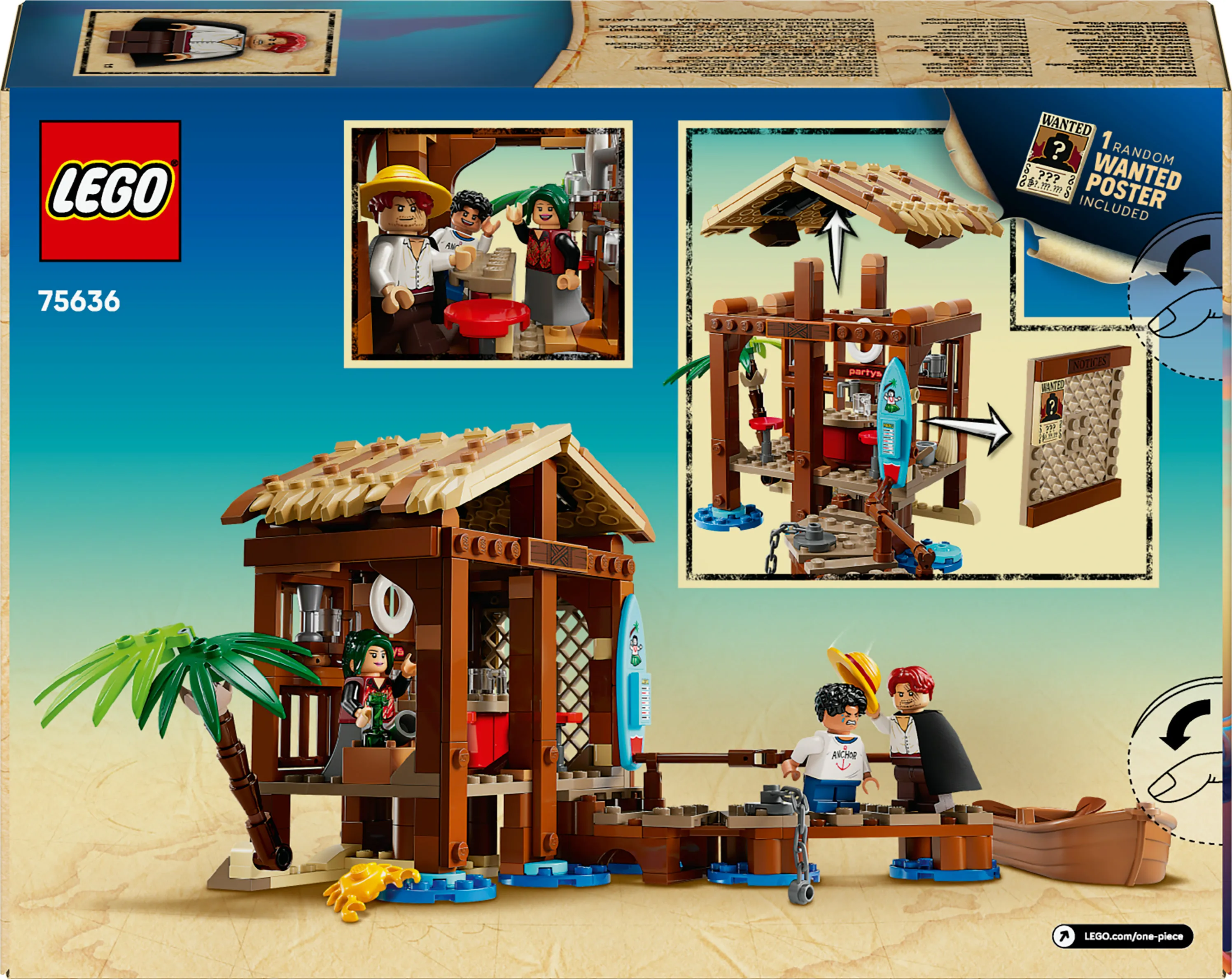 LEGO One Piece Tortuga Merirosvolaivaseikkailu 75636