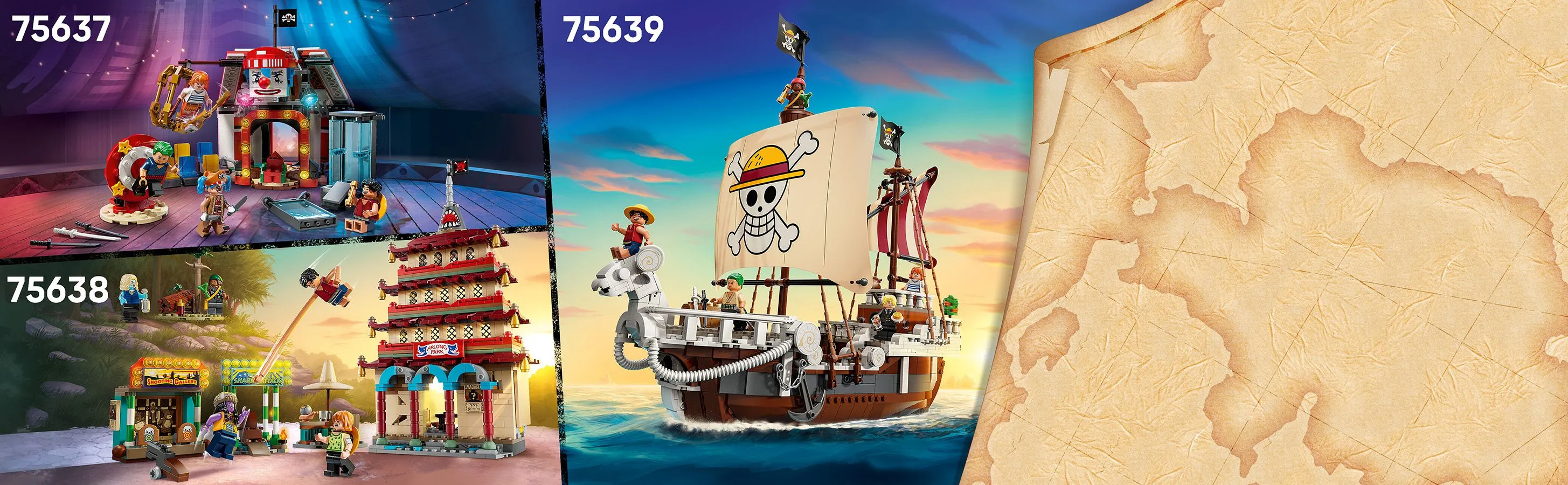 LEGO One Piece Tortuga Merirosvolaivaseikkailu 75636