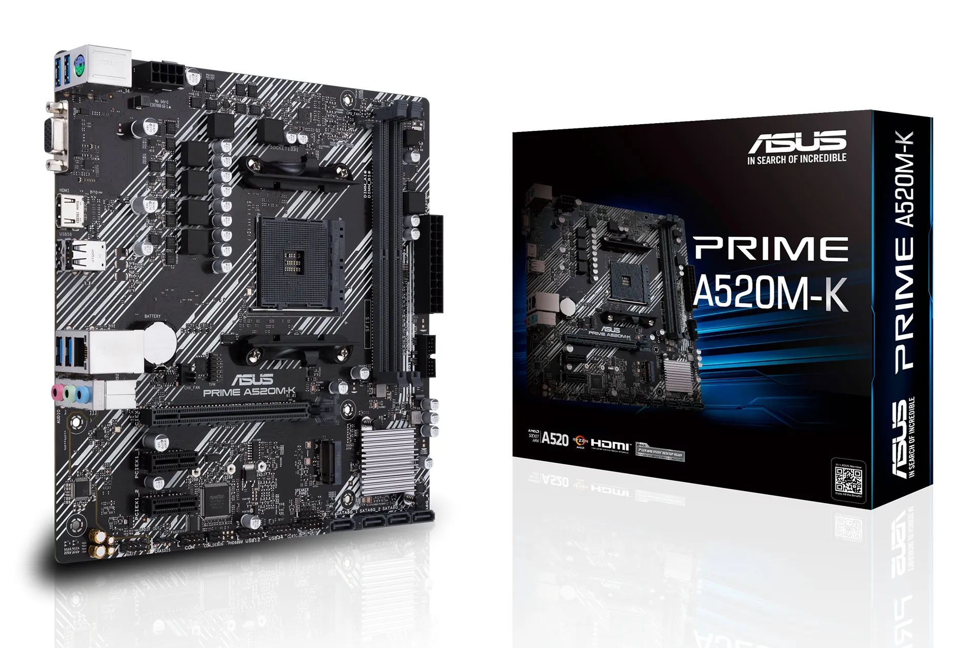 Asus PRIME A520M-K mATX - motherboard