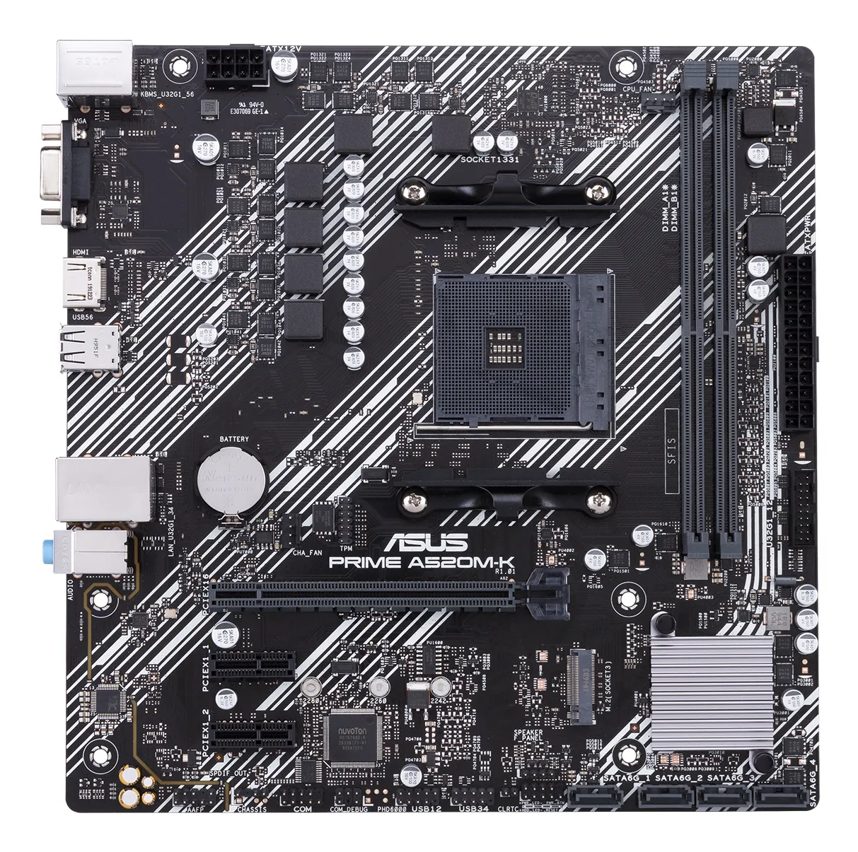 Asus PRIME A520M-K mATX - moderkort