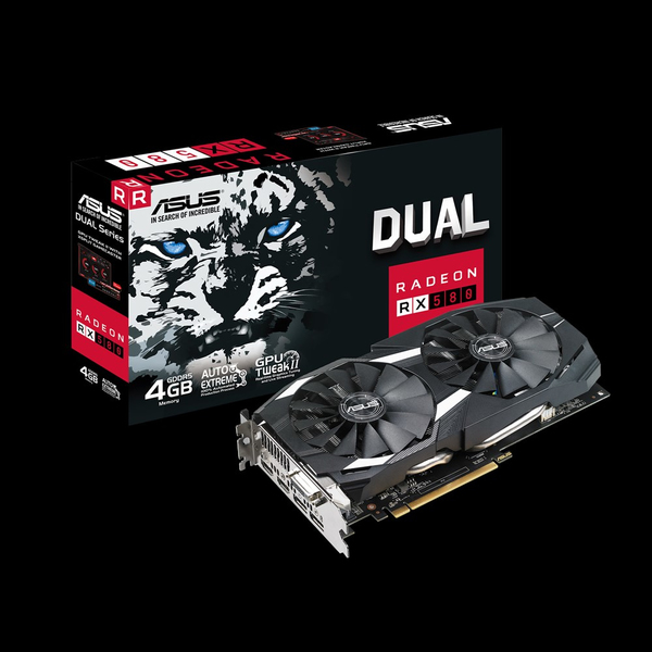 Asus Radeon RX 580 Dual 4GB - grafikkort