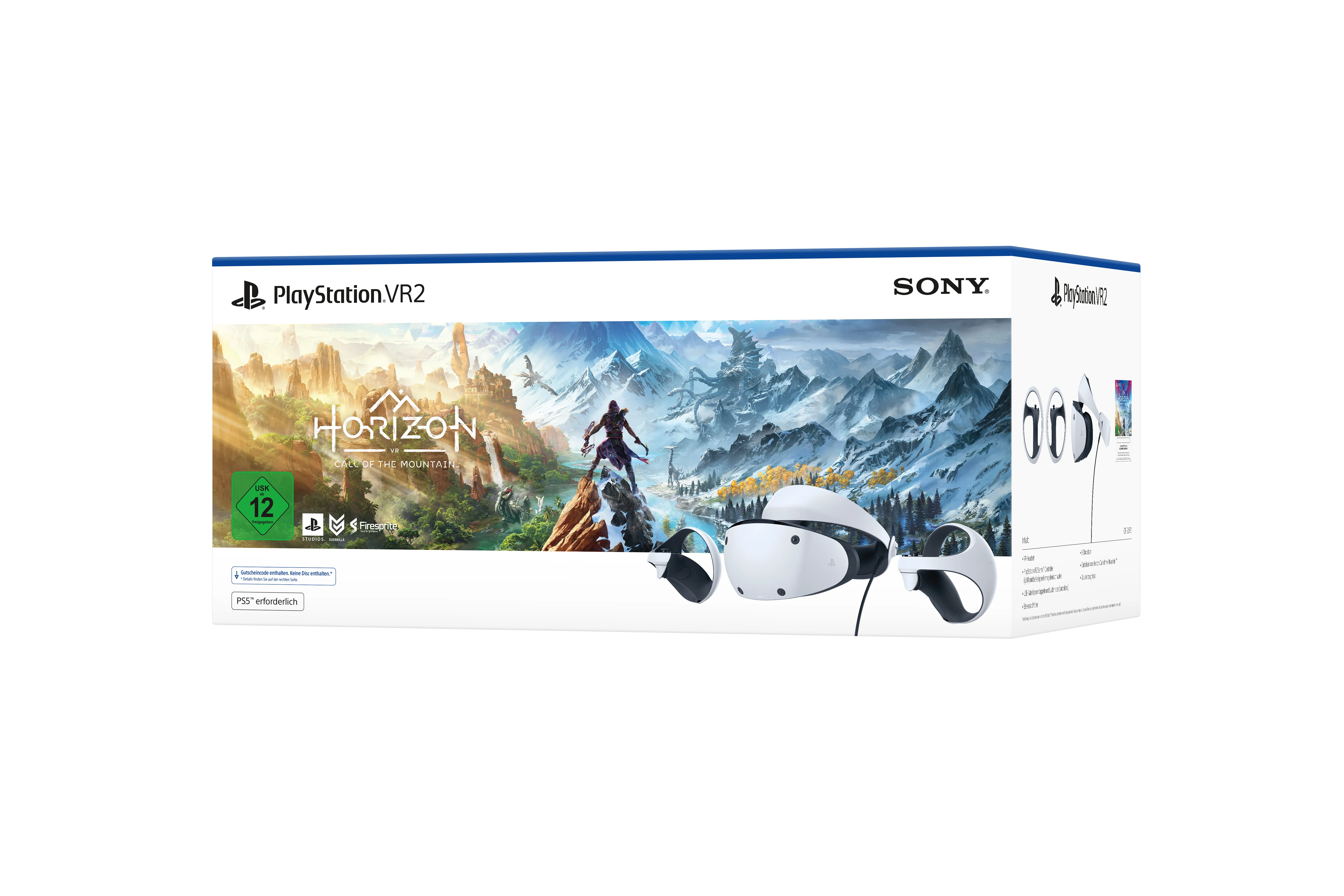 Sony PlayStation VR2, VR glasses (white, incl. Horizon Call of the Mountain)