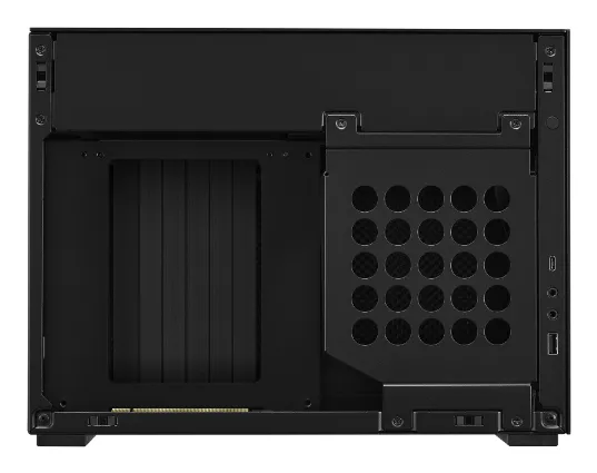 LIAN LI A4-H2O PCIe 5.0 -mini-ITX-kotelo, musta
