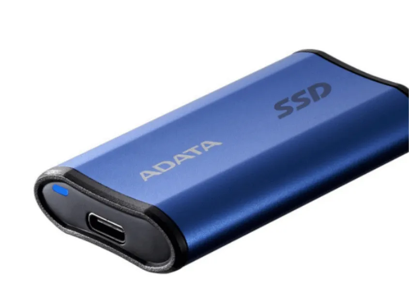 A-DATA SE880 500 Gt USB 3.2 Gen 2x2 (USB-C) -ulkoinen SSD, kannettava, pelik&auml;ytt&ouml;&ouml;n, sininen