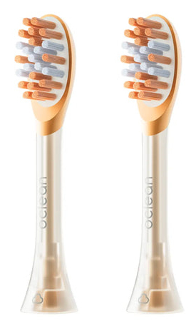 OCLEAN Brush Head Easy Clean 2 Pack Orange