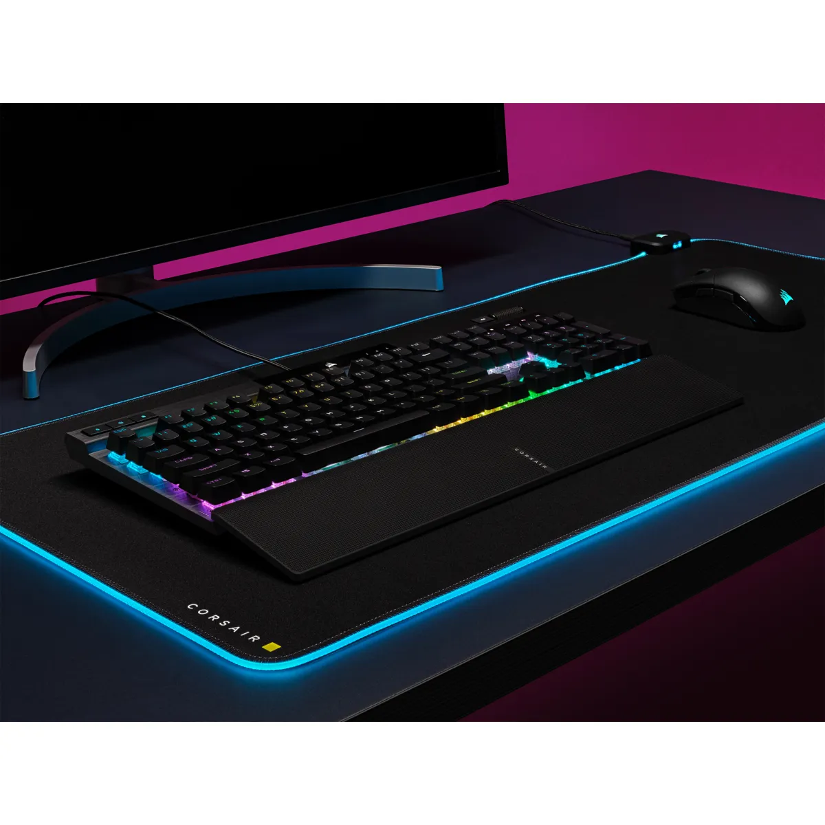 CORSAIR K70 RGB PRO Mechanical Gaming Keyboard, CHERRY MX SPEED, Black