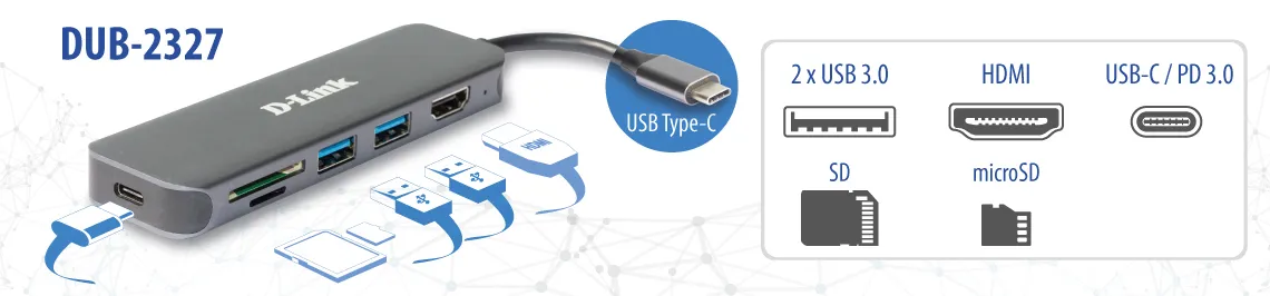 6-in-1 USB-C Hub with