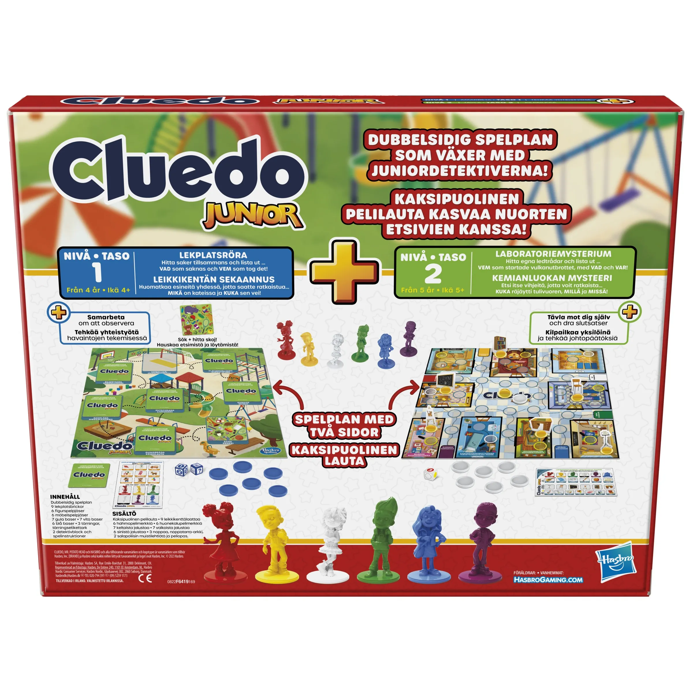 Hasbro Cluedo Junior -lautapeli (SE/FI)