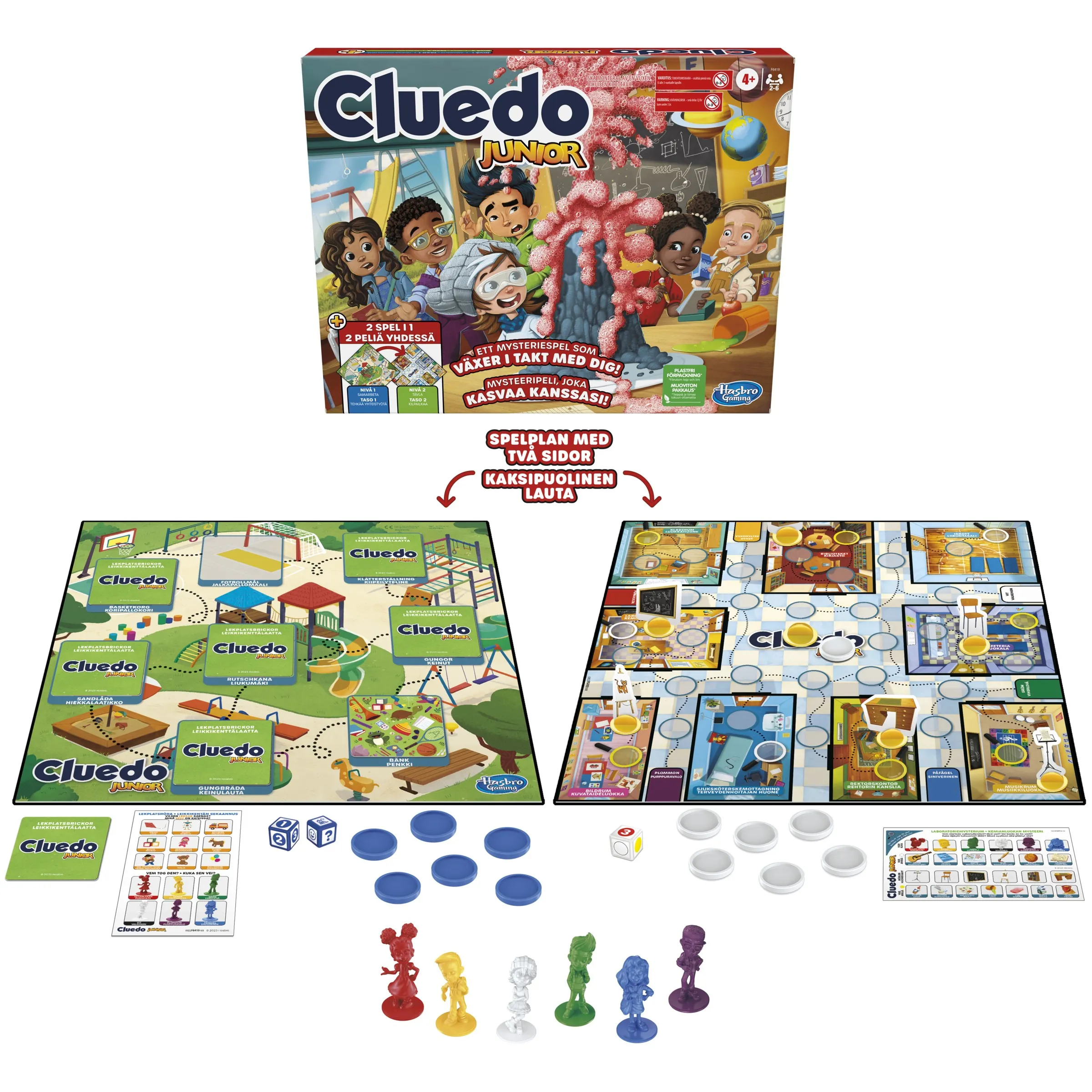 Hasbro Cluedo Junior -lautapeli (SE/FI)