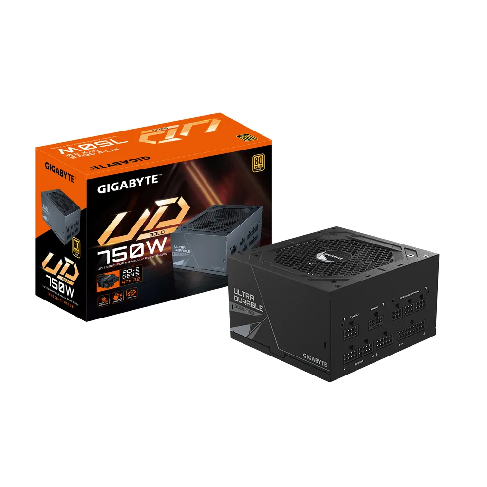 Gigabyte UD750GM PG5 750 W - power supply, 80 Plus Gold