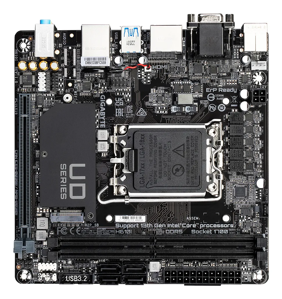 Gigabyte H610I H610,S1700,mITX,DDR5