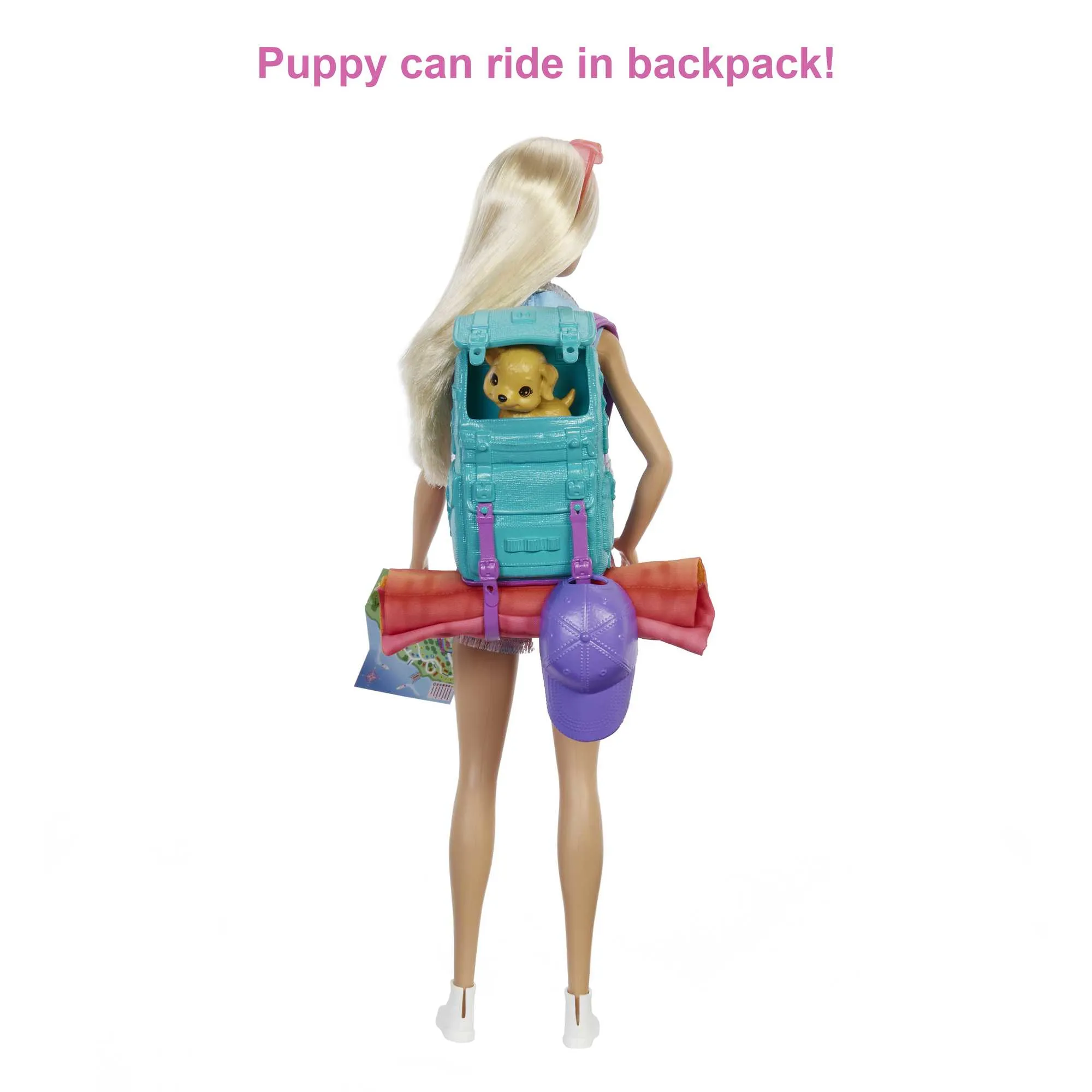Barbie It takes two! Camping playset - Malibu doll, puppy and accessories