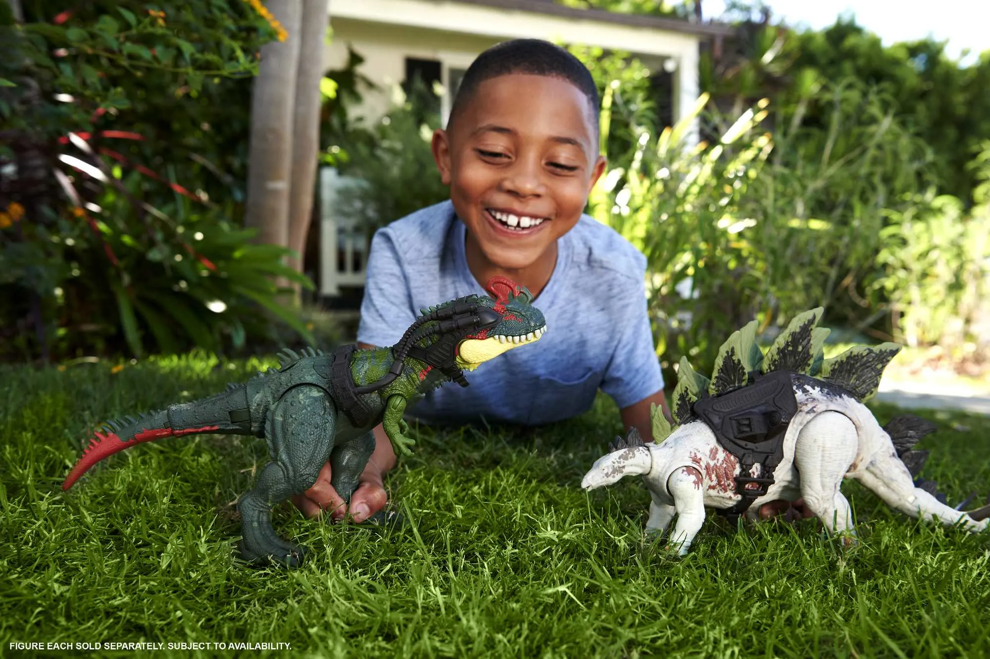 Mattel Jurassic World New Large Trackers Stegosaurus Toy Figure