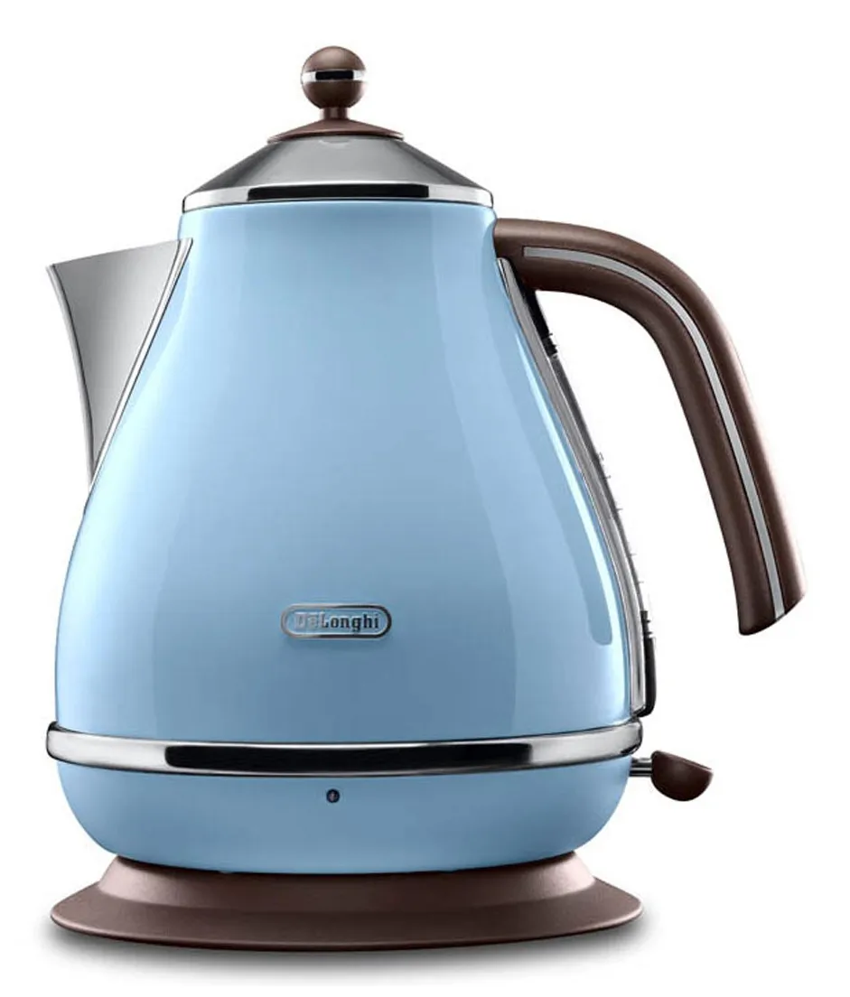 De'Longhi Icona Vintage KBOV2001AZ vattenkokare, 1,7 l, 2000 W, bl&aring;