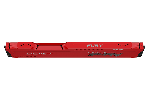 Kingston 4 Gt (1 x 4 Gt) Fury Beast, DDR3 1600MHz, CL10 -muisti, Punainen