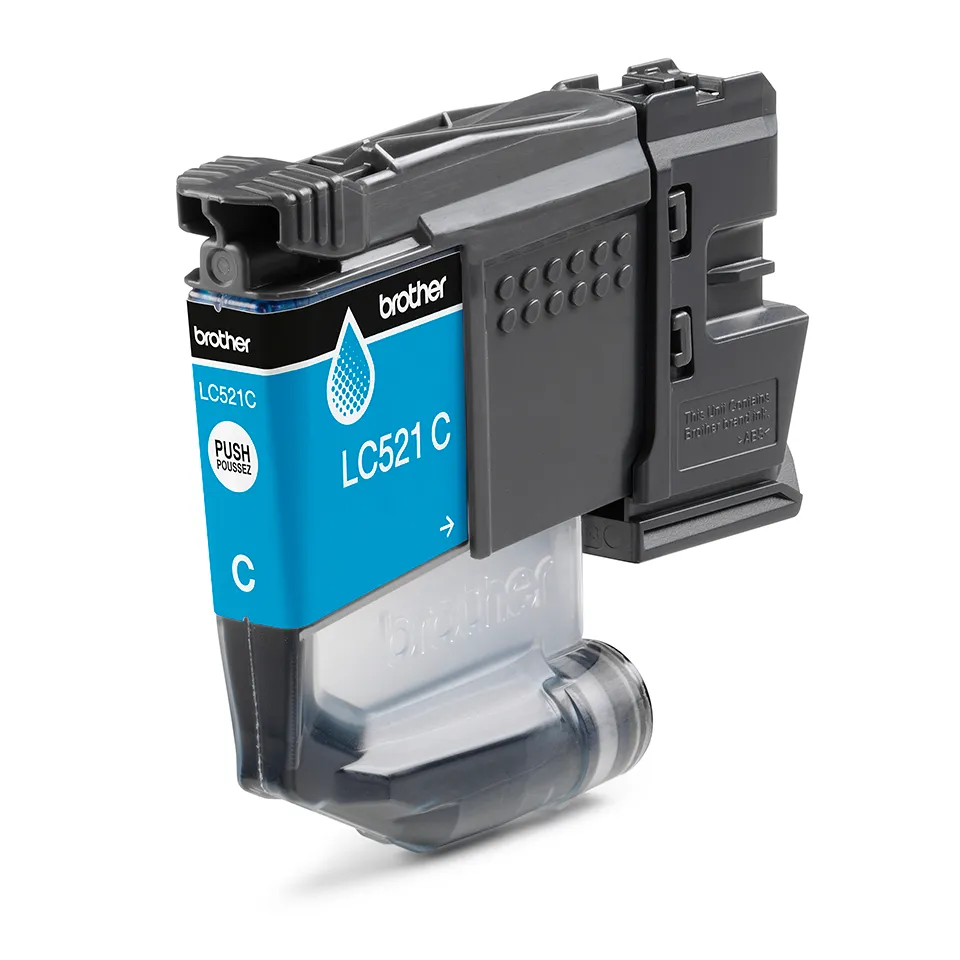 Brother LC521C Genuine Brother Ink Cartridge - Cyan - toner cartridge, Cyan