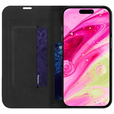 LAUT PRESTIGE FOLIO case for iPhone 14 Pro Black