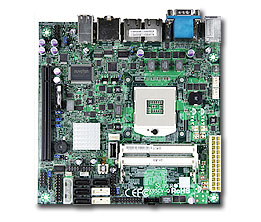 SUPERMICRO X9SCV-Q - Emolevy - mini ITX - Socket G2 - QM67 - 2 x Gigabit LAN - onboard graphics (CPU vaaditaan) - HD Audio