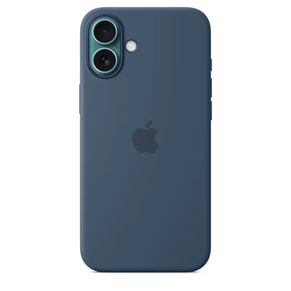 Apple iPhone 16 Plus, MagSafe - silicone case, Denim