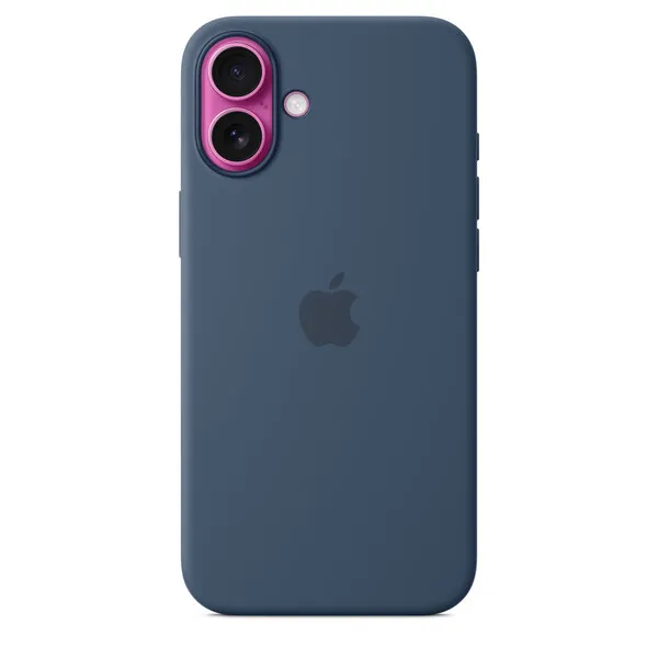 Apple iPhone 16 Plus, MagSafe - silicone case, Denim