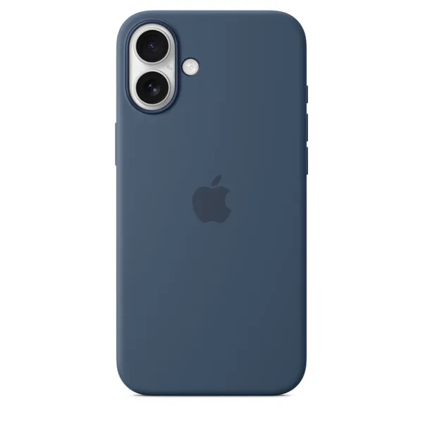 Apple iPhone 16 Plus, MagSafe - silicone case, Denim