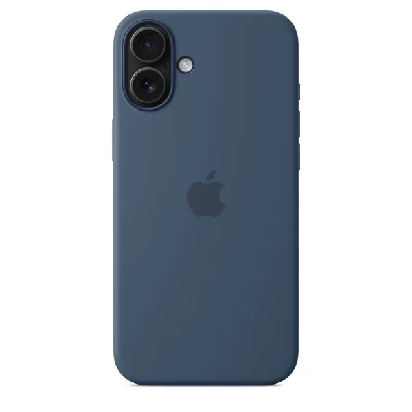 Apple iPhone 16 Plus, MagSafe - silicone case, Denim