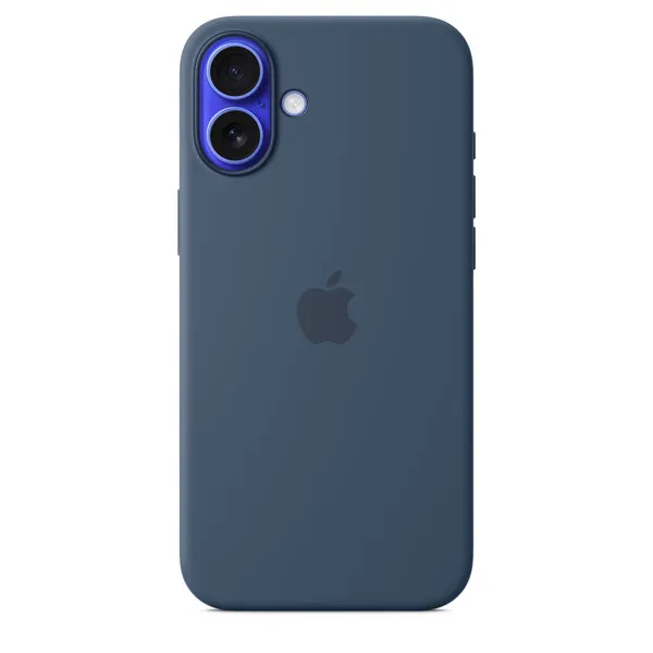 Apple iPhone 16 Plus, MagSafe - silicone case, Denim
