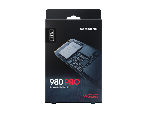 Samsung 980 PRO 1 Tt, PCIe 4.0, M.2 -SSD-levy