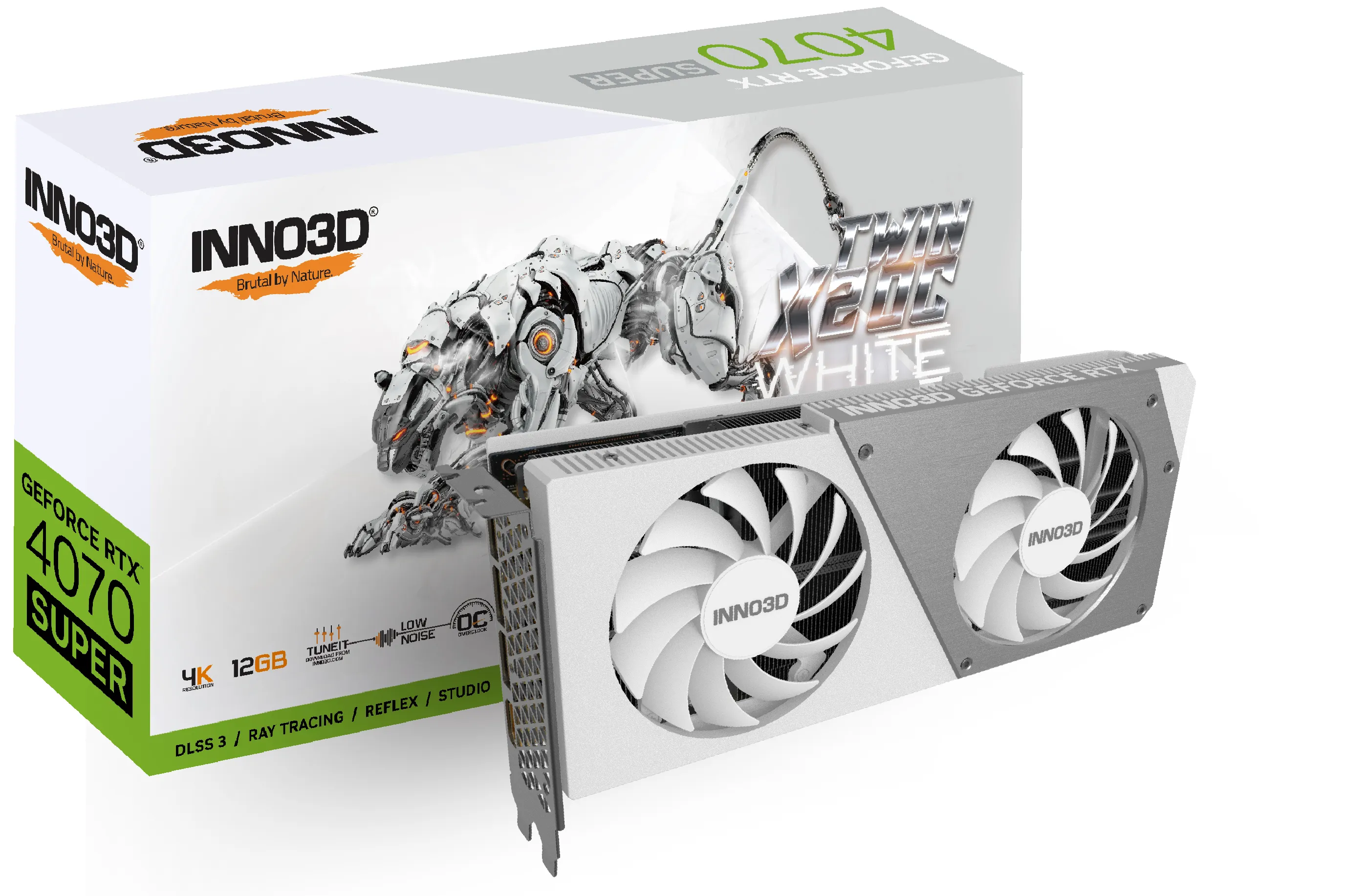 Inno3D GeForce RTX 4070 Super Twin X2 OC White 12GB - graphics card