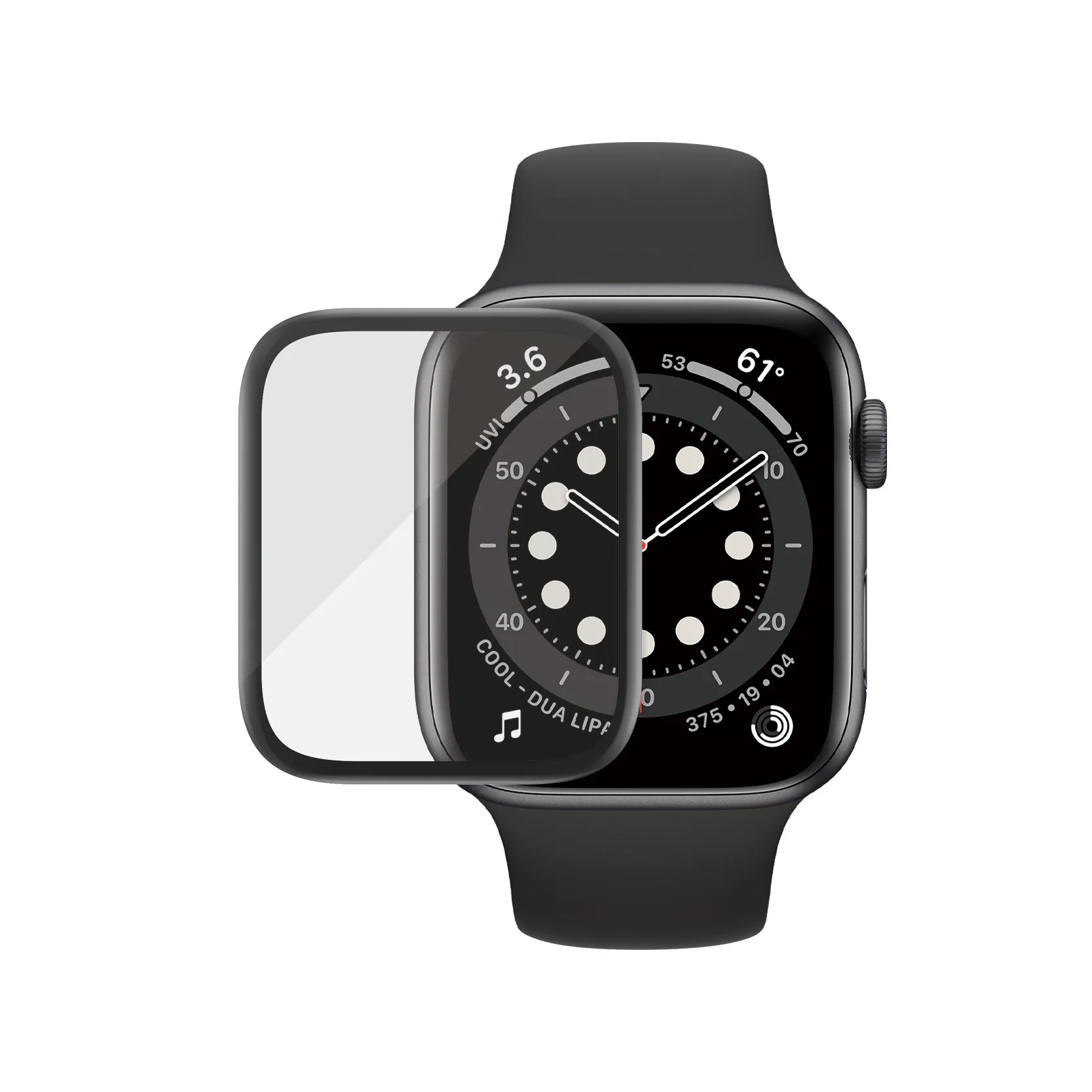 PanzerGlass Apple Watch Series 4/5, Black (44 mm)