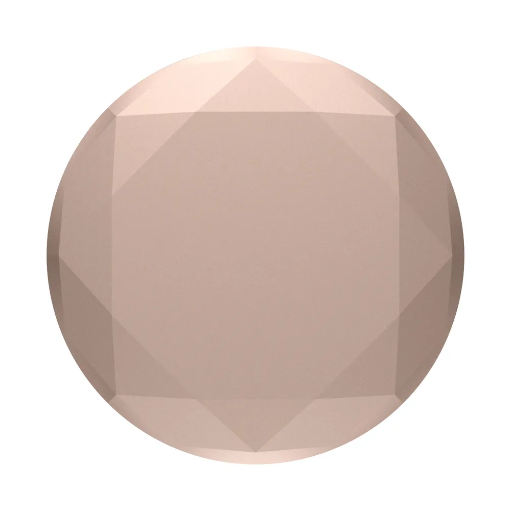 POPSOCKETS Metallic Diamond Rose Gold Avtagbart Grip med St&auml;llfunktion Premium