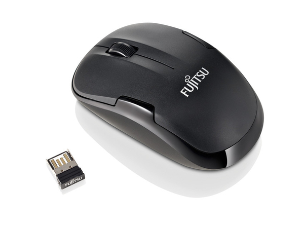 Fujitsu WI200 - mouse, Black