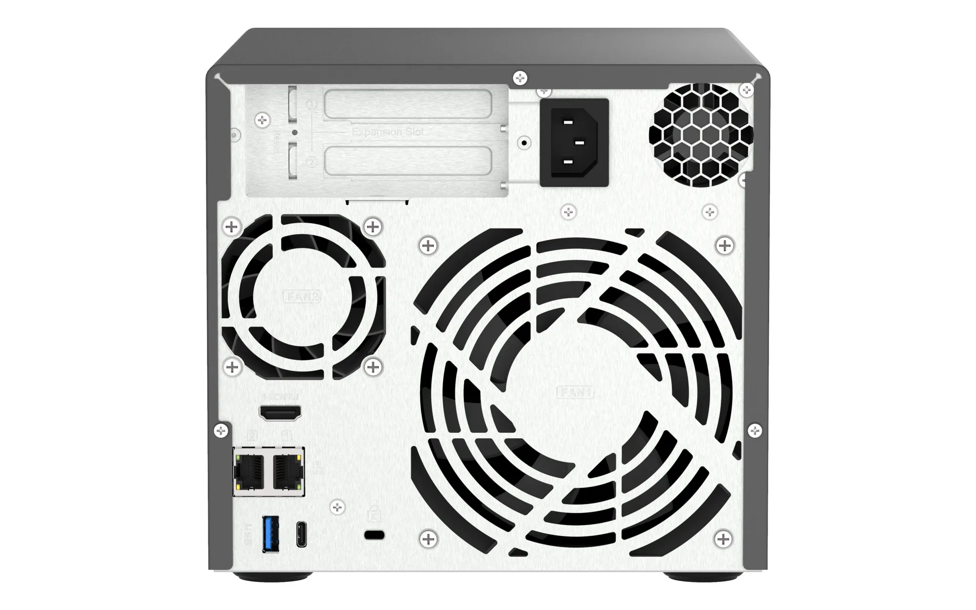 QNAP TVS-H474-I3-8G - N&auml;tverkslagring, Svart