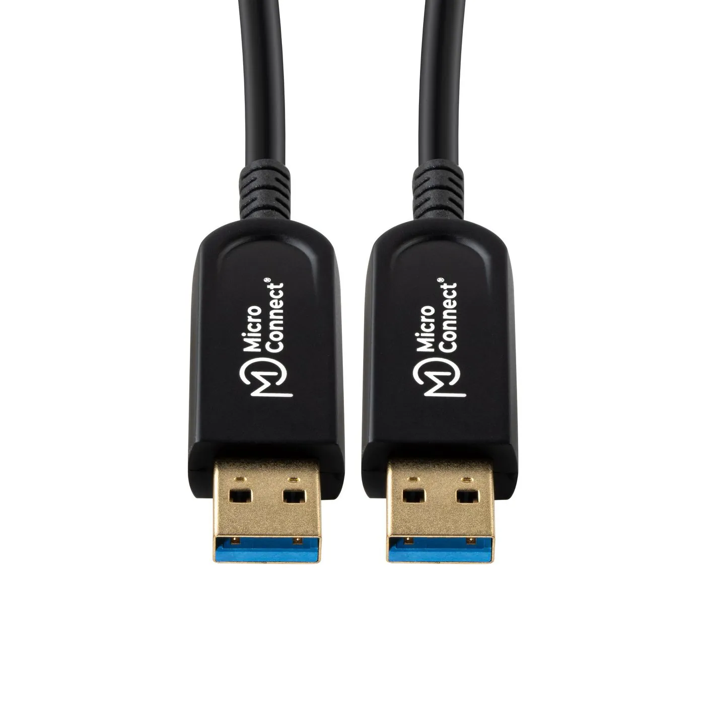 MicroConnect Premium Optic MC-USB3.0AA20BOP USB-A 3.0 aktiivinen optinen -kaapeli, 20 m, musta