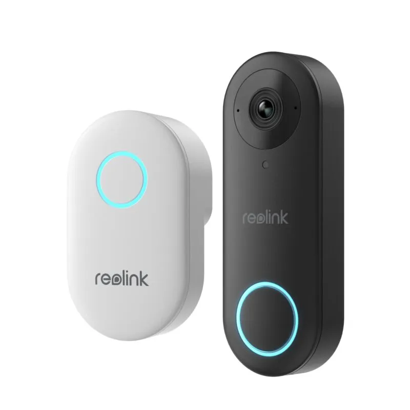 Reolink WiFi (Wired) 2K, 5MP - Video Doorbell + Chime