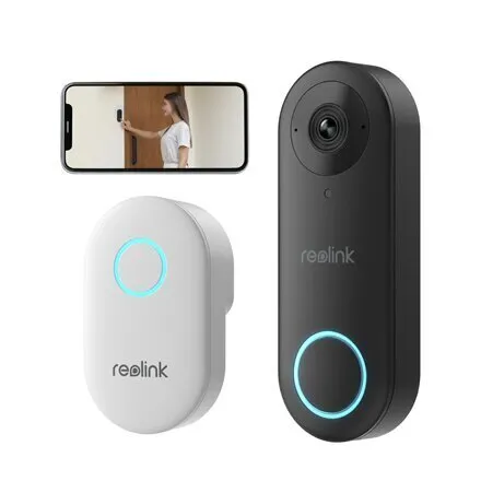 Reolink WiFi (Wired) 2K, 5MP - Video Doorbell + Chime