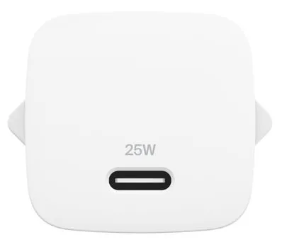 BELKIN 25W USB PD Wall Charger w/PPS, White