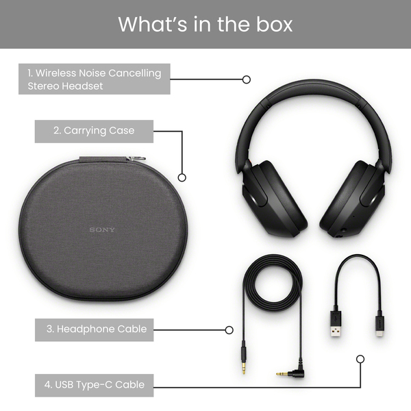 Sony WH-XB910N Extra Bass NC - wireless headphones, black
