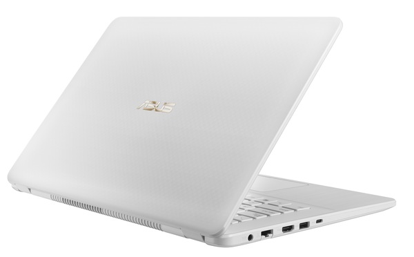 Asus 15.6" VivoBook 15, 4GB RAM, 500GB HDD + 128GB SSD, Win 10 - notebook, White