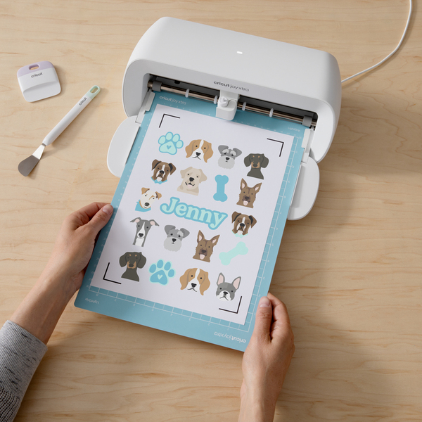 Cricut Joy Xtra Printable Waterproof Sticker set A4, White, 6-pack