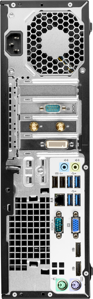 HP EliteDesk 705 G3 SFF Ryzen5 Pro 1500 8GB 256GB SSD W10PRO64 DVD-WR AMD R7 430 2GB W3/3/3