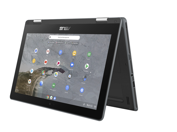 Asus 11.6&quot; Touch Chromebook Flip, Intel Celeron N4020, 4GB RAM, 32GB eMMC, Chrome OS -kannettava