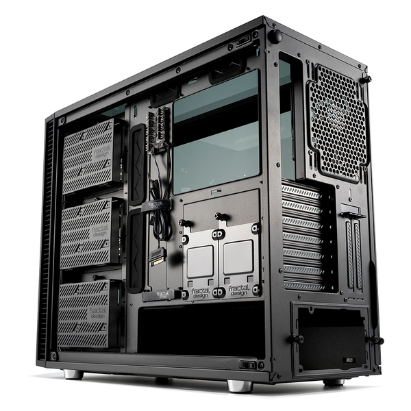 Fractal Design Define S2 Vision Blackout, Full Tower chassi, f&ouml;nster, Svart