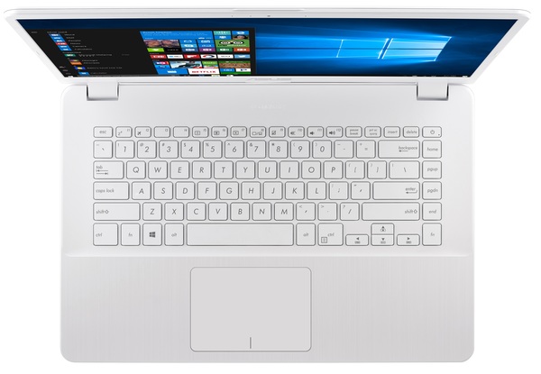 Asus 15.6" VivoBook 15, 4 Gt RAM, 500 Gt HDD + 128 Gt SSD, Win 10 -kannettava, Valkoinen