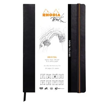 Rhodia Bristol soft A4 32sh blank 205g