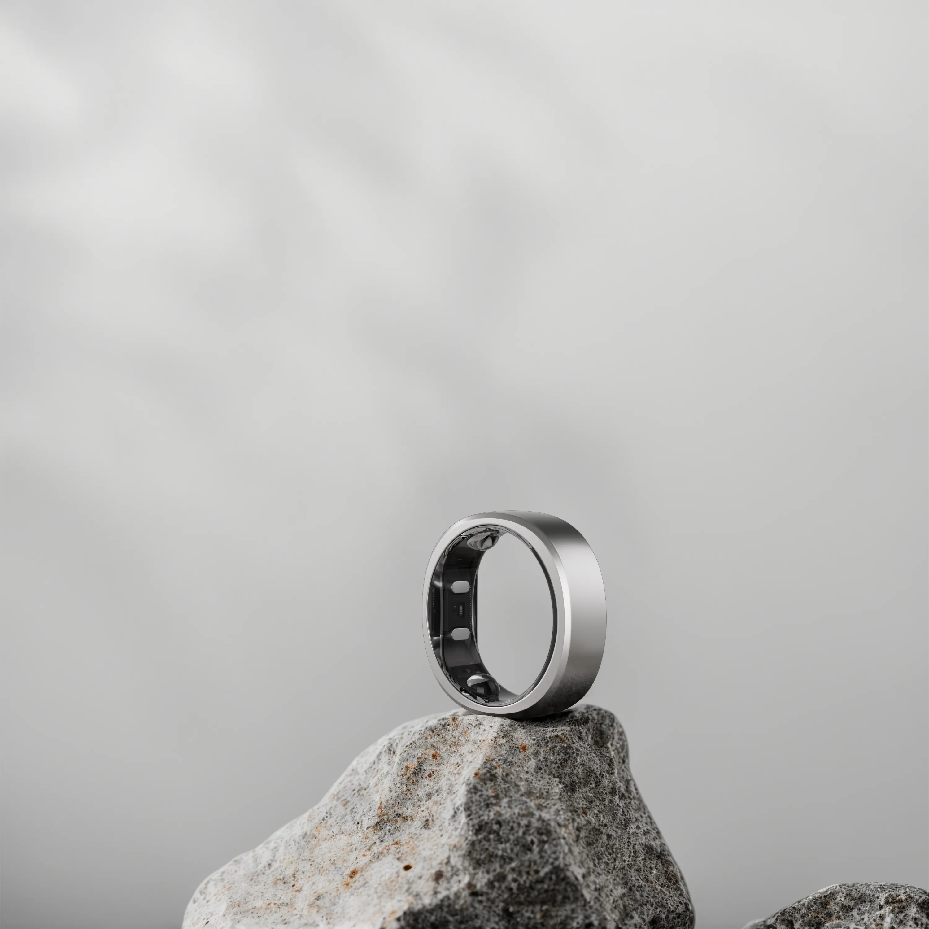 RingConn Gen 2 - smart ring, Silver, size 11